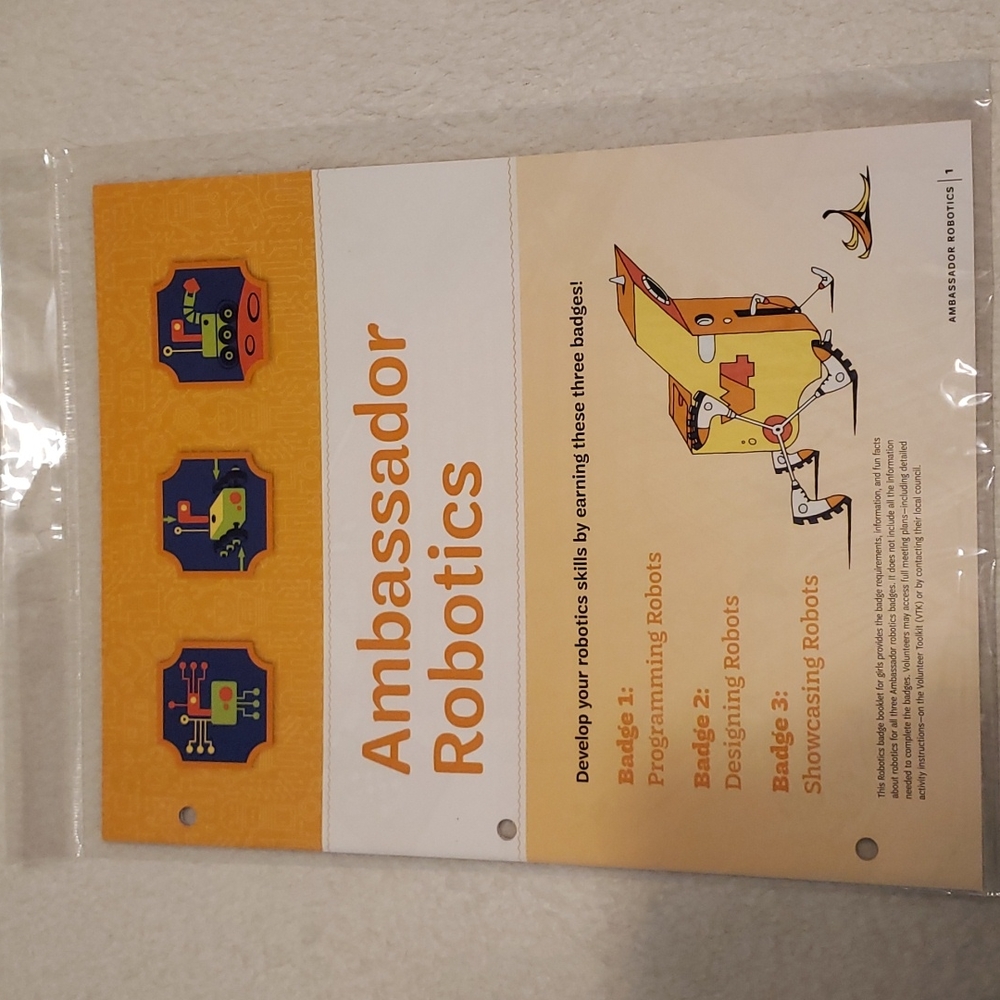 Girl Scouts Ambassador Robotics Badge Activity Set